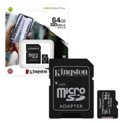 MICRO SD 64GB 100MB CL10 KINGSTON