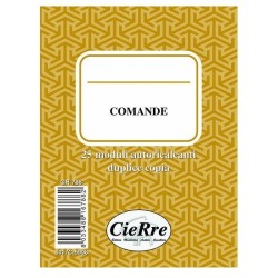 BLOCCO COMANDE GENERICHE 2 COPIE 10.5X7.5 CR788