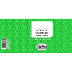 BLOCCO RICEVUTE GENERICHE MADRE FIGLIA 100FG CR446