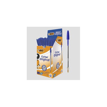 PENNE SFERA BIC CRISTAL BLU 50PZ