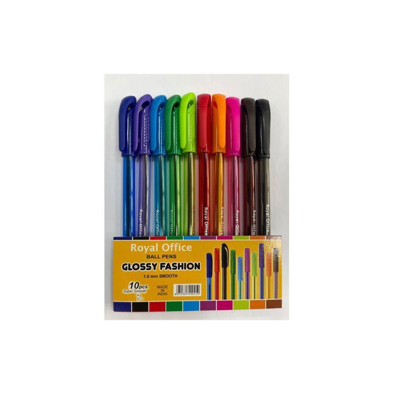 PENNE SFERA ROYAL OFFICE COLORI ASSORTITI 10PZ