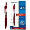 PENNE GEL ROYAL OFFICE 0.7 ROSSO CONF.12PZ