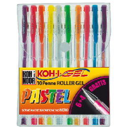 PENNE GEL PASTEL KOH-I-NOOR CONF.10PZ