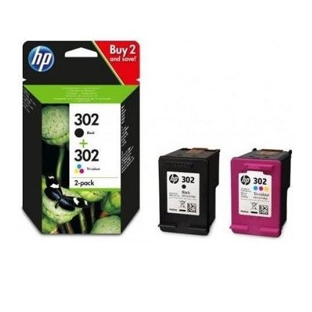 TANICA HP X4D37A N.302 NERO+COLORE MULTIPACK